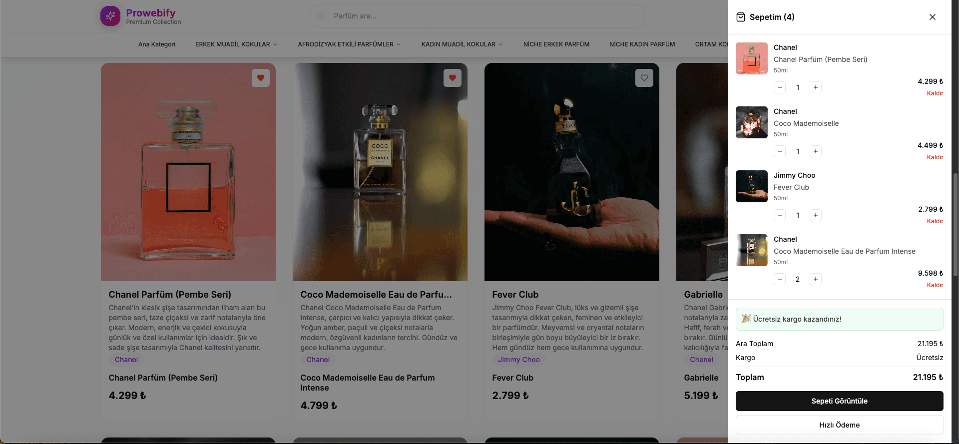 Ürün Detay Sayfası