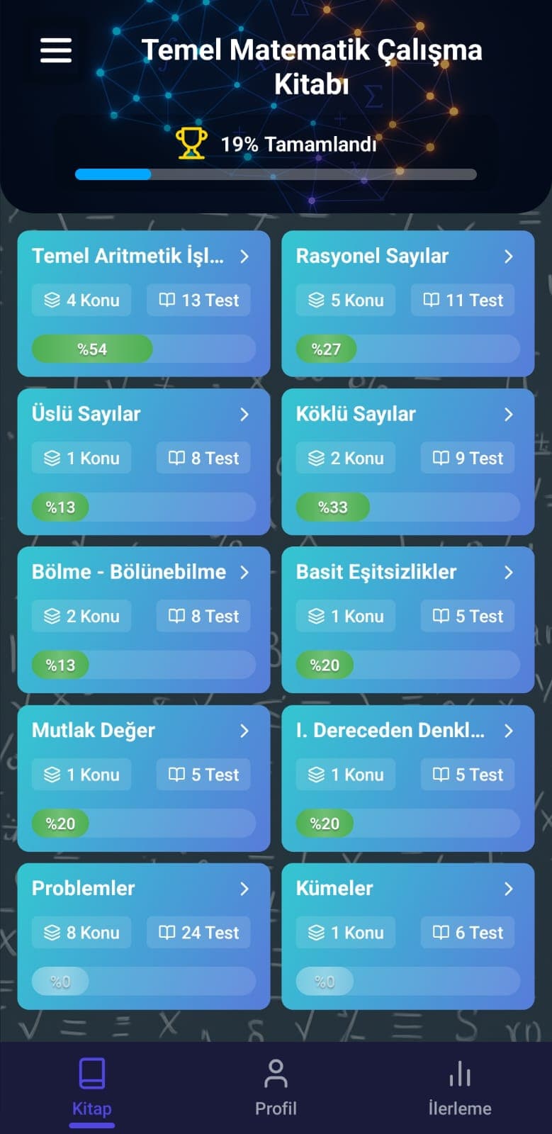 MobilDers - Temel Matematik