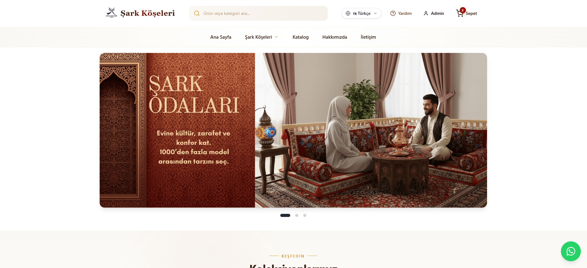 Şark Odaları Web Sitesi